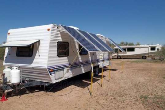 These are 195-watt solar panels, and where you put them is up to you or your rig's limitations.