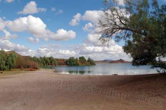 Another generously-sized shoreline spot.