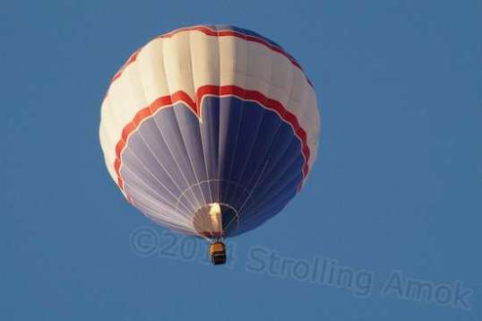 But up it went, and I assumed they'd stay high as they went over more of the campground in the 2-3 MPH wind.