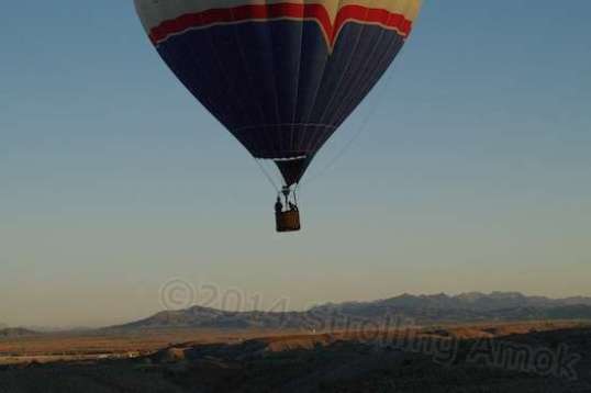 Off the aft end of the trailer, they were close enough that I couldn't back off enough on my telescopic lens to get the whole thing in the frame.