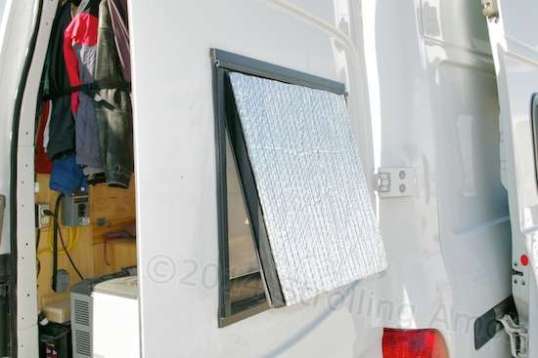 A little Reflectix goes a long way in the Arizona sun.