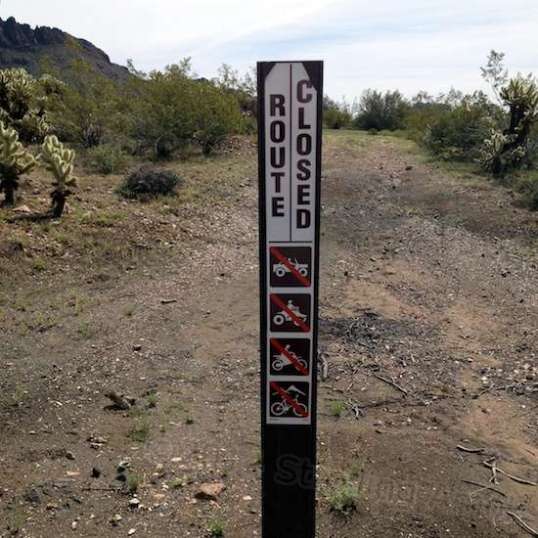 The Box Wash camping area is no more.