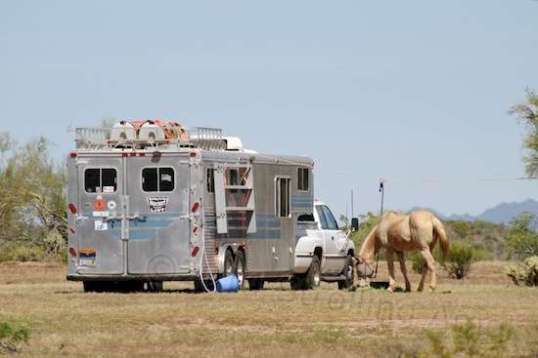 This is more my style, if the goal is to go traveling and horse camping for awhile.