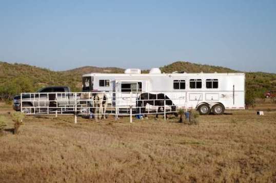 This is for fencing without the electrics. It folds or otherwise disassembles for storage.