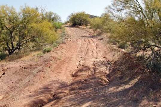 Believe it or not, I tried this climb on the Pack Mule Aurora. I made it to the rock section halfway up before having to plant a foot for balance at a crawl. Once stalled, you're basically done, so I turned around and gingerly eased back down.