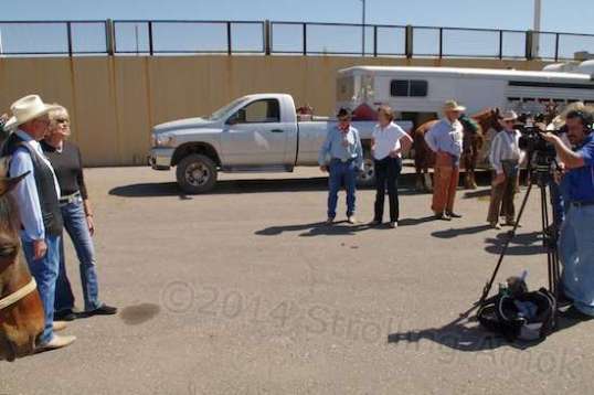 I'm shooting the people who are shooting the people. Video interview.