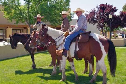 They're posing for someone else's camera. I just took advantage of it.