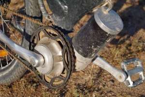 Ugh! The chainring as it is today, and every day.