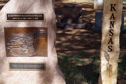 The better half of a deeply devoted couple, complete with the introduction to how - and where - they met and stayed before migrating to the Canyon.