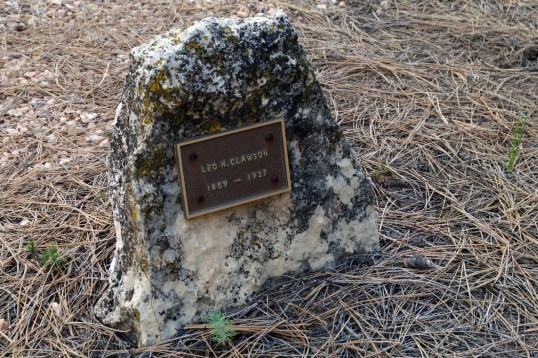 Leo H. Clauson, 1859-1937. I thought the simplicity and the beauty of the stone remarkable.