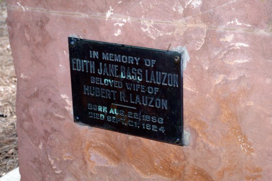 His beloved died long before he did. Wives nearly always get stuck in the background of earthly glory, but so often deserve the hero's award, if the quiet truth were known.