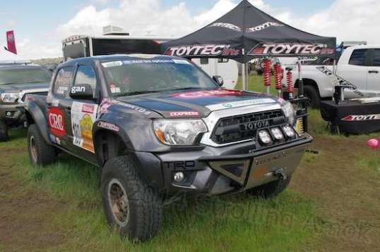 Another Toyota that flattened someone's bank account and/or shows off one manufacturer's wares.