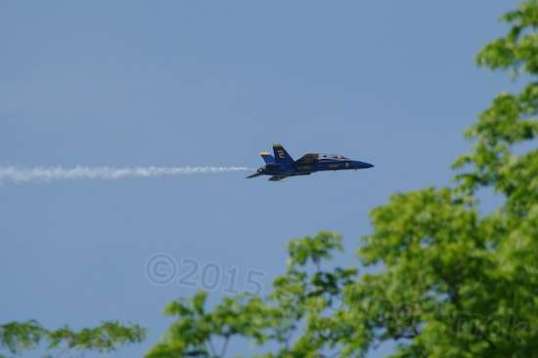 Past she goes, and...