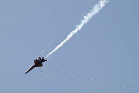 Pulling up causes turbulence at the wingtips.