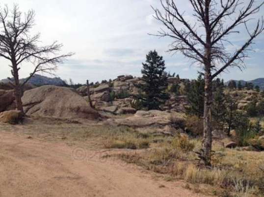 Care to camp here? It's a camping circle, not a trail.