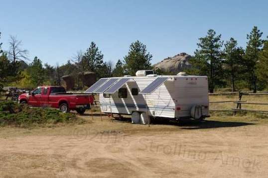 She may be a pain to drag around and cater to, but she sure makes for an enjoyable stay. This is not "camping" by any stretch of the imagination. But it's comfortable and convenient.