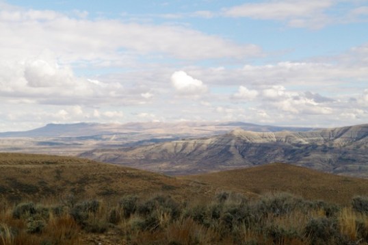 Just watching the shadows come and go in the distance.