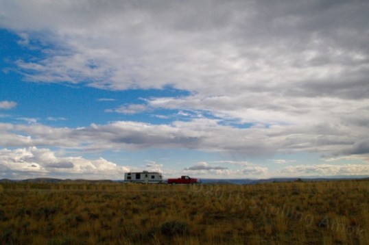 Whup! Don't forget to look back and check for interesting sky!