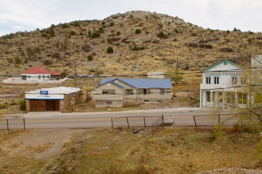 Not all the houses are shacks, of course. Metal roofs are big here, indicating what the annual weather does to shingles.
