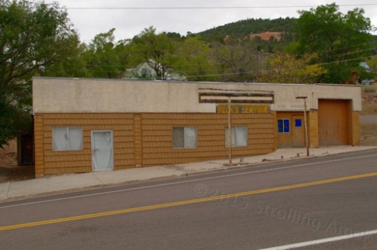 This dead auto repair place right in town looked like it had a good time while it lasted.