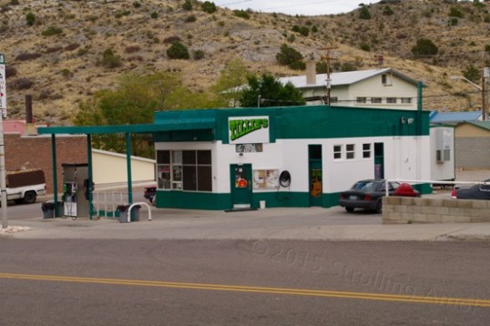 Tillie's, the smallest and only food source remaining in town.