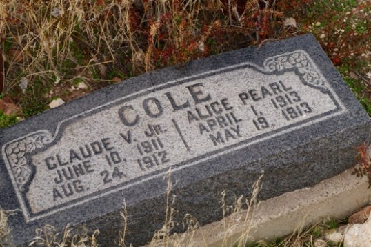 And again, the Coles lost infants.