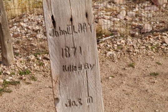 This was much more common along the row - the victim's name, the year here being 1871, and the name of the killer.