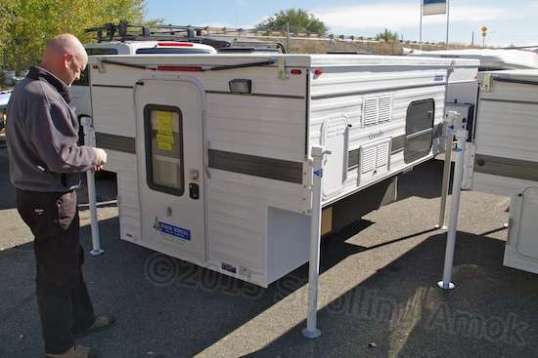 That's Martyn, co-owner of Adventure Trailers fumbling with the keys.