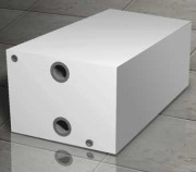 If I decide to hold greywater, the choice becomes jugs, or a tank like this, mounted inside the cargo box.