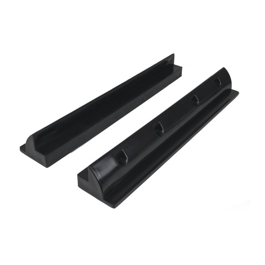 This Instapark strip sticks to the roof with VHB tape, and the solar panel can be attached with tape or screws. One of three types, this one is 20.5" long!