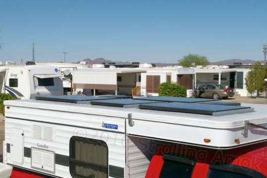 360 watts may be wretched excess as far as roof panels go...unless you travel outside the ever-sunny Southwest and don't want to be constrained by weather. With ground panels able to chip in another 200 watts, the next logical step is to study actual power usage, and the decrease battery capacity as possible!