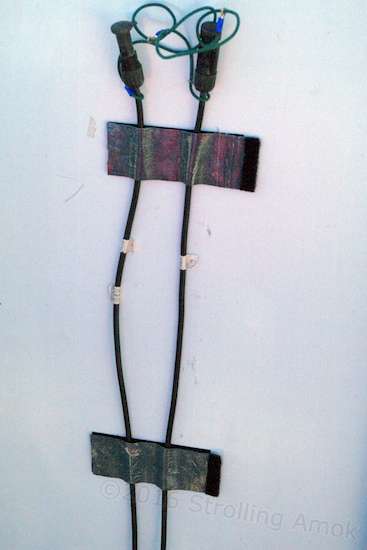 This utter brilliance is marred by the fact that the Veldro's adhesive is having trouble sticking to the white plastic backing on the solar panel. I'd guess that I have about a week to come up with a Plan B here.