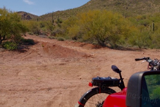 Hmmm. From a distance, the start of this climb doesn't look too bad. I can do this!