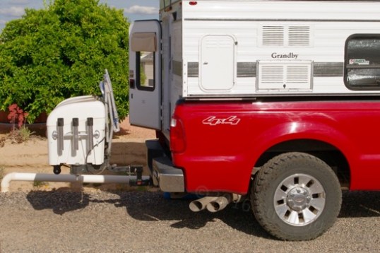 Well, the cargo box is up higher, but is also back farther... 