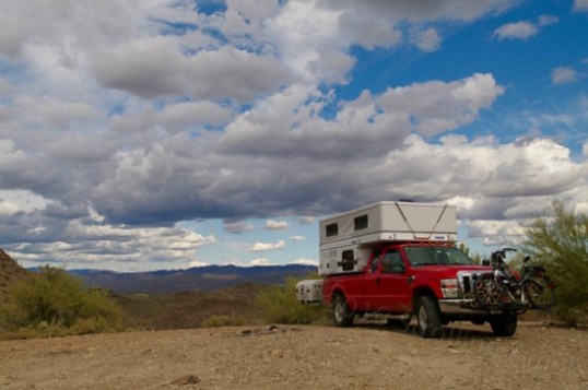 The "summit" reached, the Intrepid has earned its campsite.
