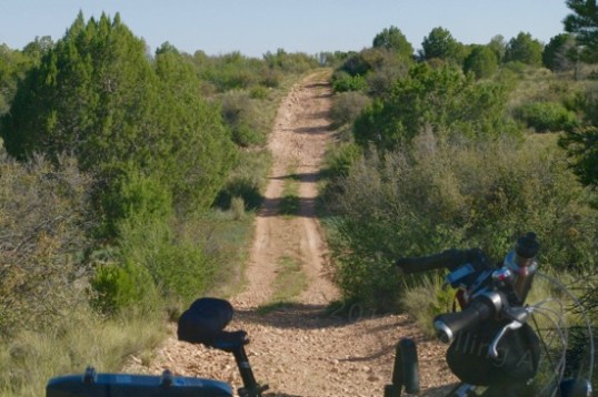 Go a little farther, and the descent is viewable.