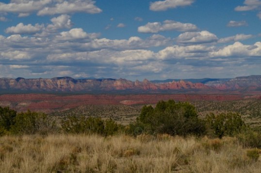 Once you approach some switchbacks, the view gets notable.