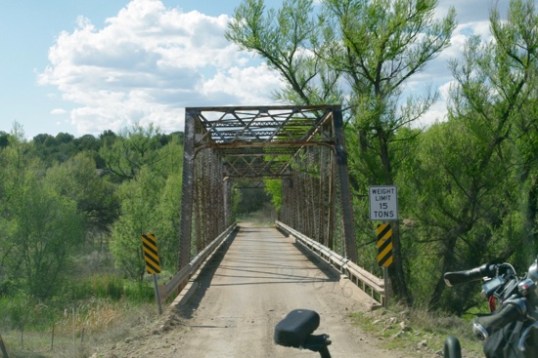 On the other side of this relocated bridge is/was Perkinsville. I've never heard of moving a bridge, but there you go.