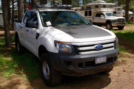 You're looking at Ford's Ranger pickup, which is offered everywhere but in the U.S. This one originated from Picacho Grupo Automotriz in Mexico. Its length makes Ford fear that it will cannibalize their more profitable F-150 sales here, but I have to wonder if they don't also consider that Toyota is eating their lunch for all those overlanders that don't want the F-150's wide-ride. I guess it comes down to what they consider acceptable niche market losses to be.