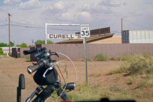 Curell's Bargain Barn along what I'm convinced is the true entry of 66 into the west end of town. R.I.P.