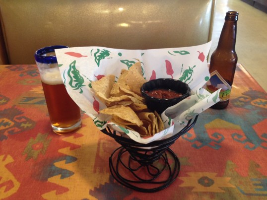 After a long day on Route 66, I consoled myself with this plus some kinda skewered shrimp appetizer.