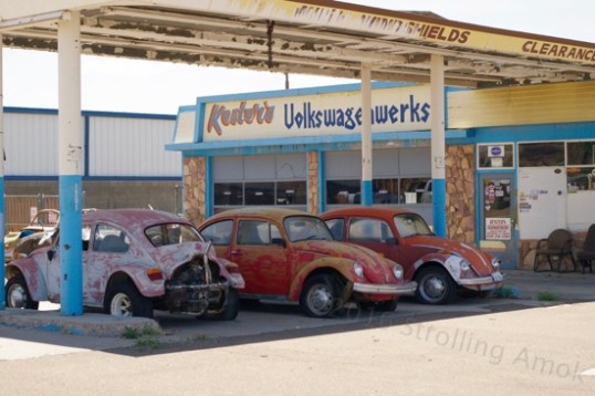 Right next t it is the shop of a guy who likes VW Beetles, and apparently loves to cut and weld.