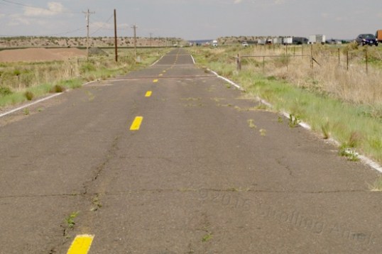 I think it was Exit 330 that got me onto 66 as it ran on the north side of I-40. Great pavement heading toward Chambers!