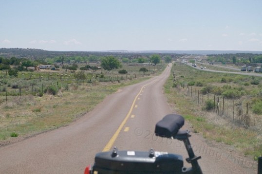 Seeing I-40 takes some of the glam out for me, since it's like installing conveyor belts next to historic adventure. Temporarily blocking it off with one hand does wonders for getting the feel of Route 66 back.