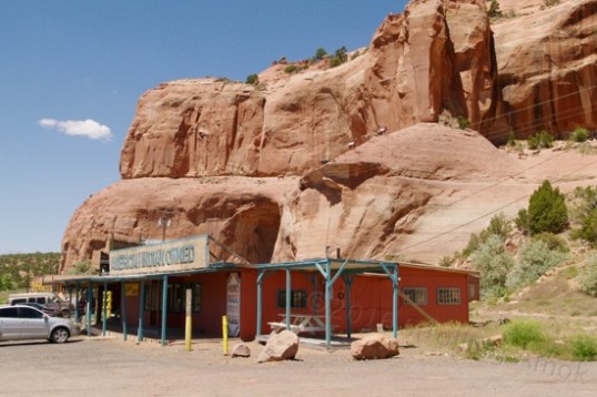 This Exit had a long string of shops and marked the beginning of Route 66/NM118.