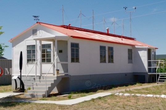 The 1953 federal Flight Service Station, restored.