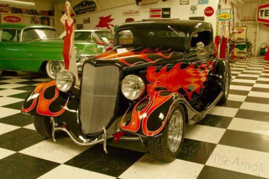 If street rods are your thing, this all-steel Ford is a well-painted example. They are popular enough that fiberglass replicas abound. So this one's worth money, and is not for sale.