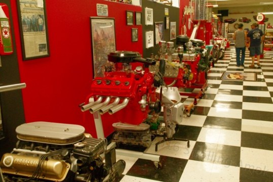 Engines? They have some, if that's your bag. The original Chysler Fire-Power Hemi is here, the one used by drag racers, not the later 60's version beloved by so many. The original withstood more abuse. Today's Hemi is a wedge motor in comparison, the same as any other V8. That's marketing.