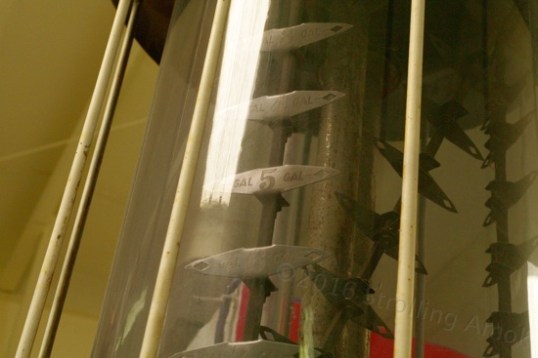 See the inscribed markers?