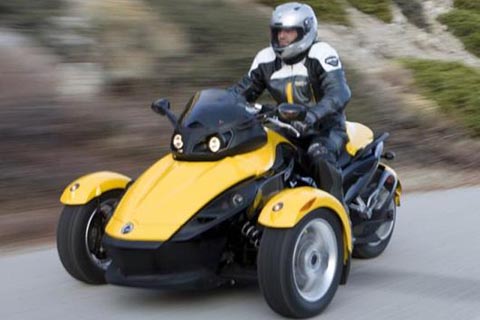 The Can-Am Spyder.